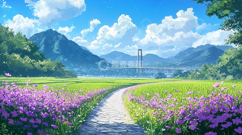 高清大图下载【趣麦麦图】清新田园风光