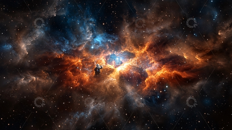 高清大图下载【趣麦麦图】壮丽的宇宙星云