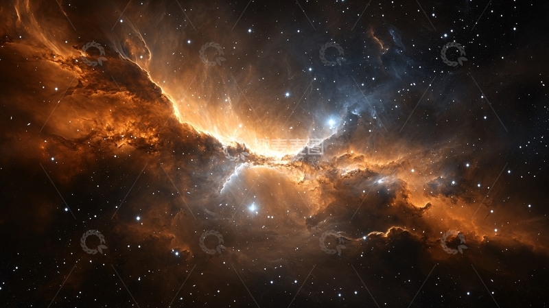 高清大图下载【趣麦麦图】壮丽星云宇宙景象