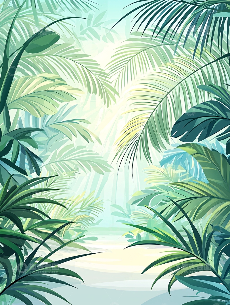 高清大图下载【趣麦麦图】热带丛林高清图片