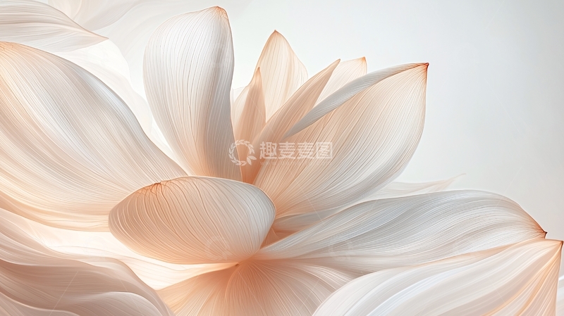 高清大图下载【趣麦麦图】抽象花瓣艺术背景