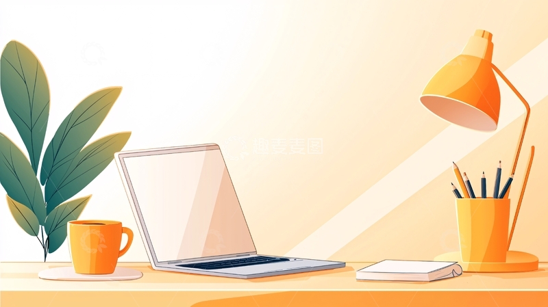 高清大图下载【趣麦麦图】办公桌静物高清图片