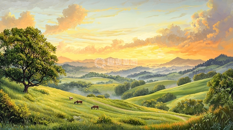 高清大图下载【趣麦麦图】田园风光高清图片