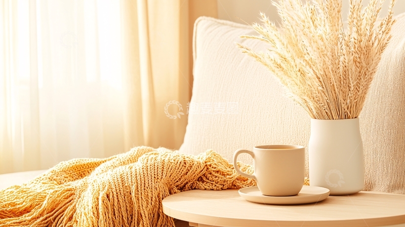 高清大图下载【趣麦麦图】米色调的宁静角落