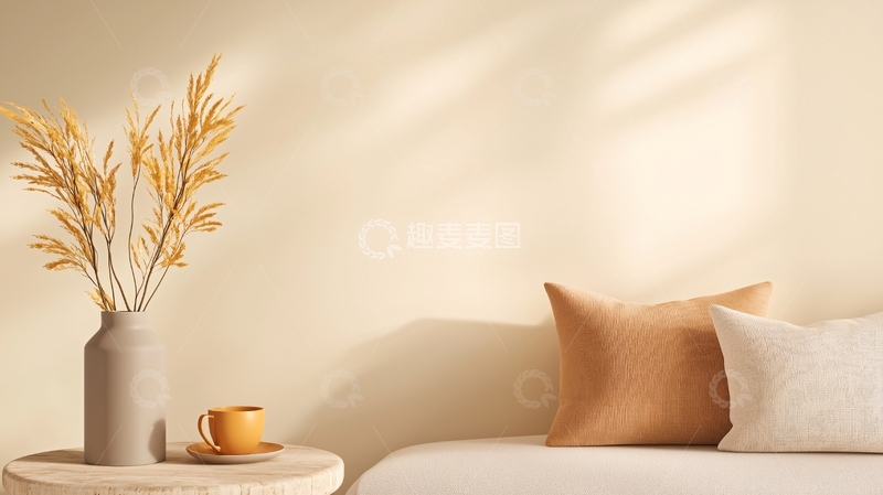 高清大图下载【趣麦麦图】米色墙面高清图片