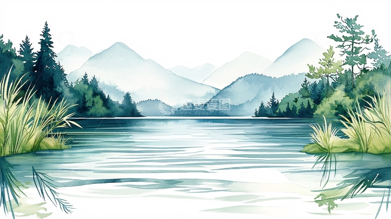 高清大图下载【趣麦麦图】水墨山水风景画