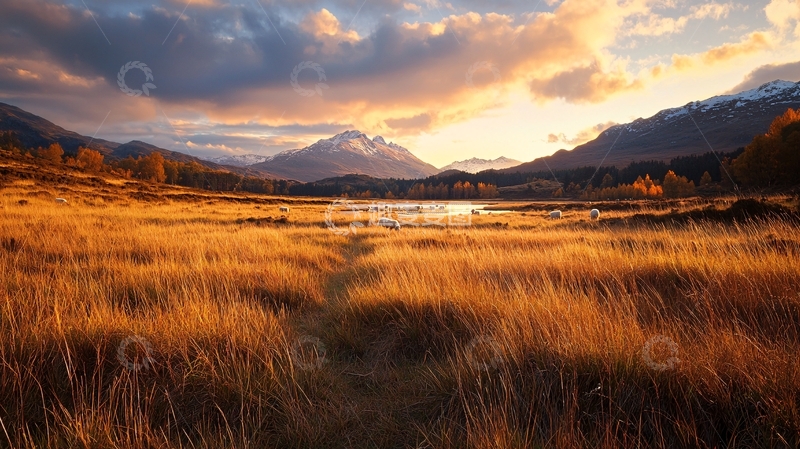 高清大图下载【趣麦麦图】金秋时节的壮丽自然风光