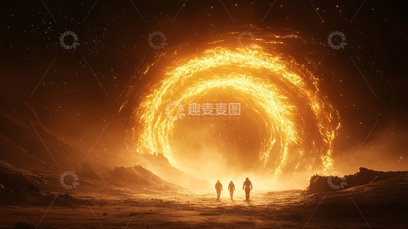 高清大图下载【趣麦麦图】星际通道探险者