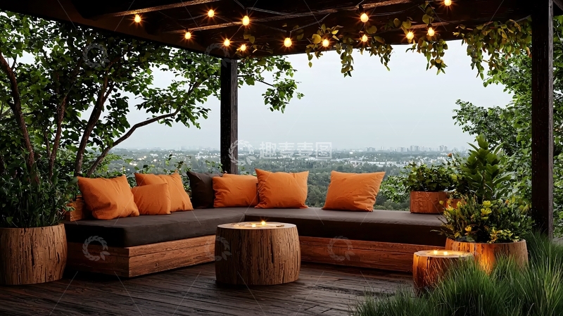 高清大图下载【趣麦麦图】户外休闲区高清图片