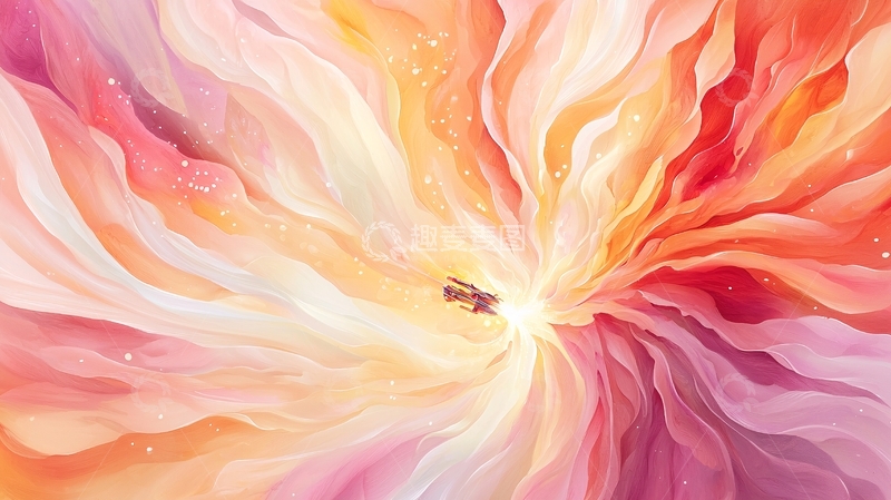 高清大图下载【趣麦麦图】色彩斑斓的抽象艺术背景