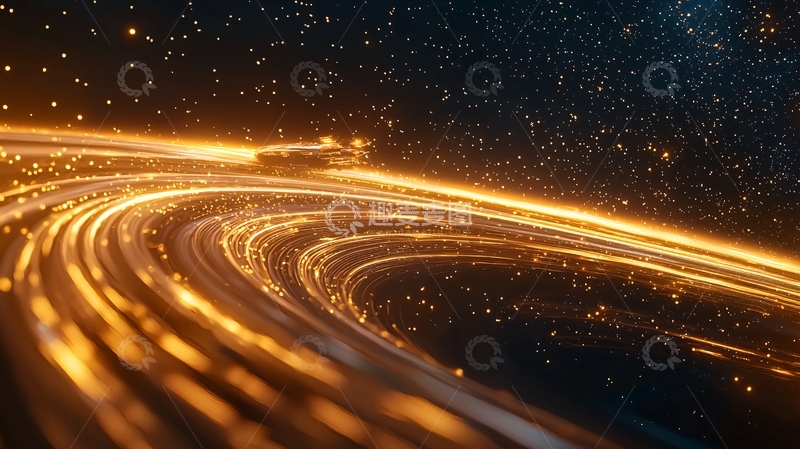 高清大图下载【趣麦麦图】光速穿梭星际旅途