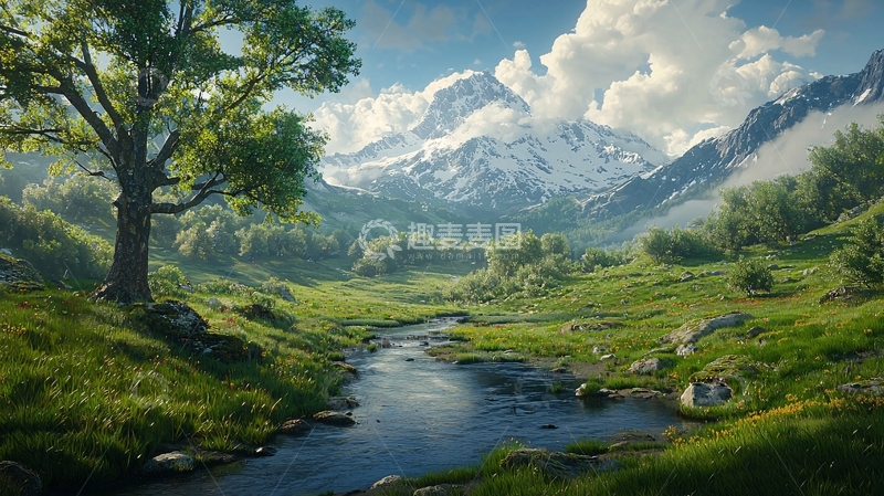 高清大图下载【趣麦麦图】壮丽山景高清图片