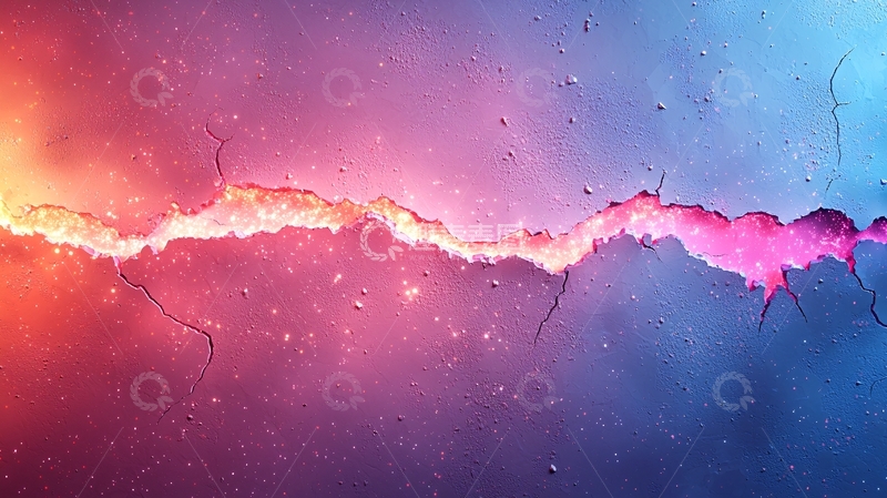 高清大图下载【趣麦麦图】光效裂缝背景