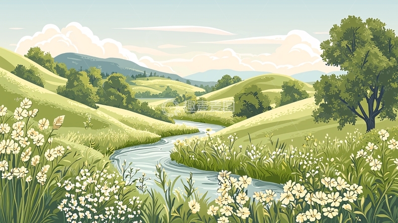 高清大图下载【趣麦麦图】田园风光高清图片