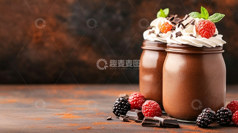 高清大图下载【趣麦麦图】甜品罐高清图片