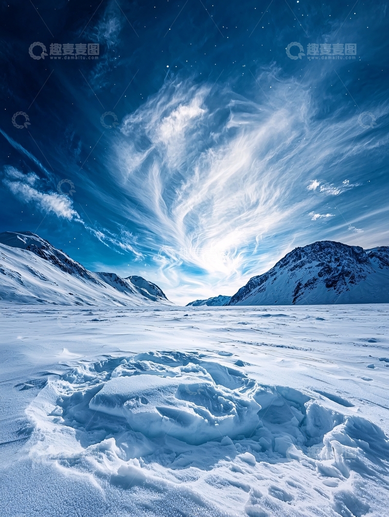 高清大图下载【趣麦麦图】极地冰雪风光