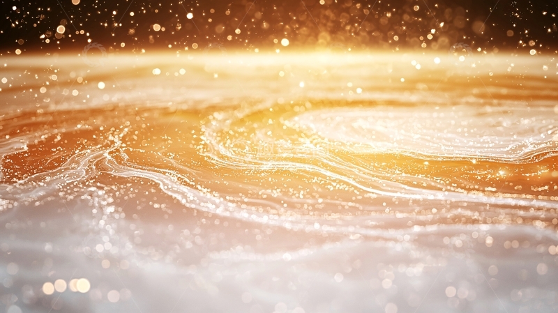 高清大图下载【趣麦麦图】金色波光粼粼的抽象背景
