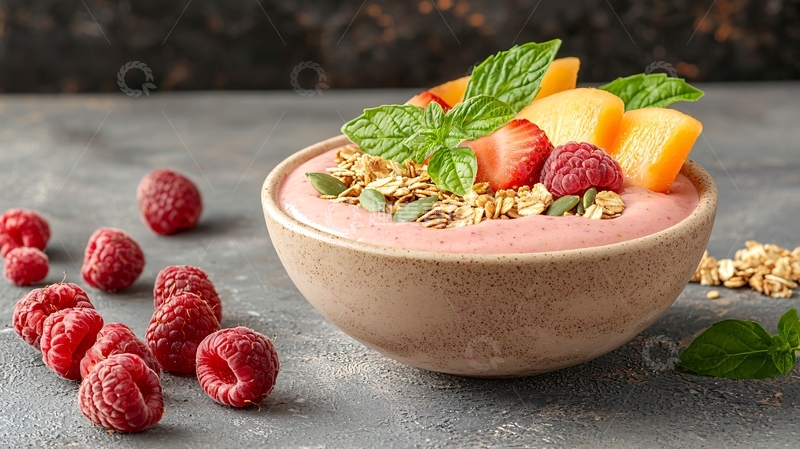 高清大图下载【趣麦麦图】美味的早餐碗