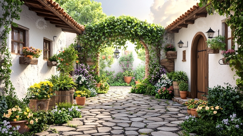 高清大图下载【趣麦麦图】庭院高清图片