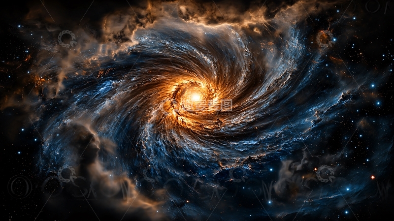 高清大图下载【趣麦麦图】绚丽星云涡旋