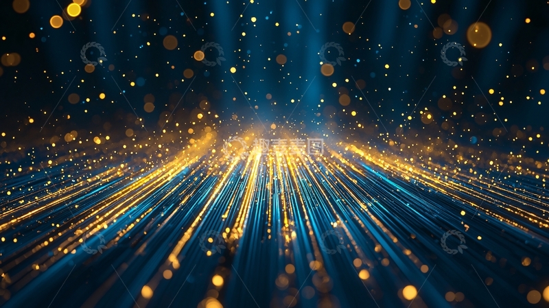 高清大图下载【趣麦麦图】光束粒子背景素材