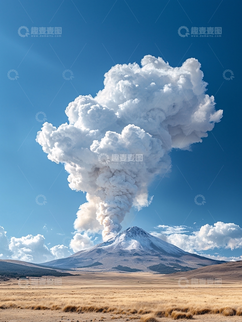 高清大图下载【趣麦麦图】火山爆发高清图片