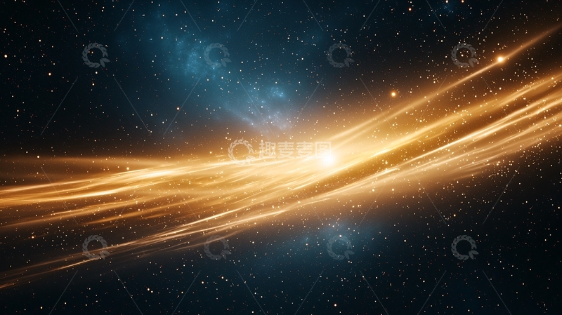 高清大图下载【趣麦麦图】宇宙星河光带背景