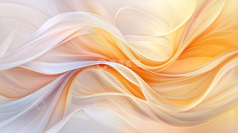 高清大图下载【趣麦麦图】抽象流动线条背景图