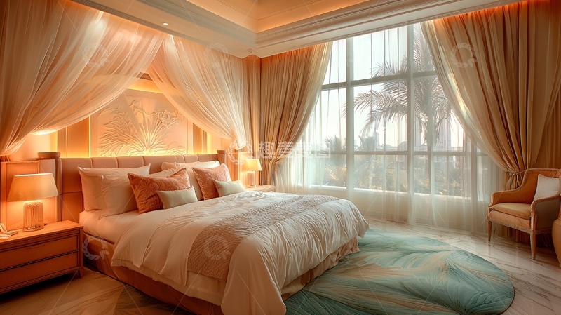 高清大图下载【趣麦麦图】温馨舒适的卧室