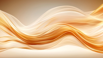 金色波浪抽象艺术背景