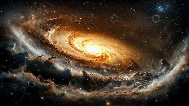 高清大图下载【趣麦麦图】宇宙星云的壮丽漩涡