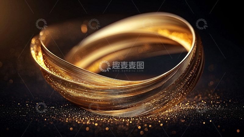 金色手镯闪耀光芒