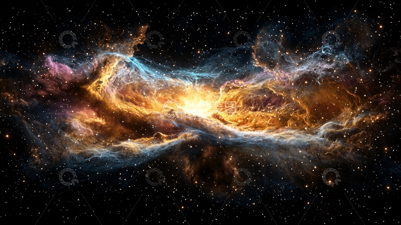 高清大图下载【趣麦麦图】璀璨星云宇宙图