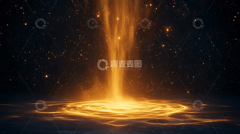 高清大图下载【趣麦麦图】宇宙能量喷涌光芒