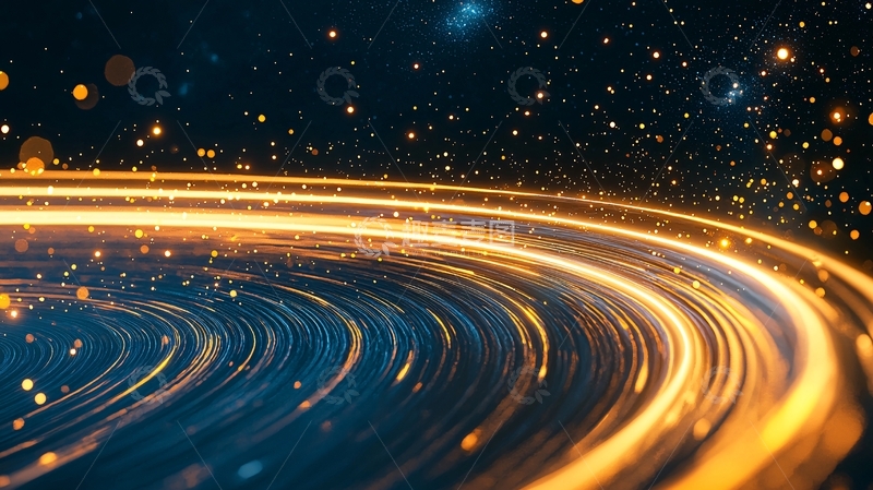 高清大图下载【趣麦麦图】光速流动的曲线背景