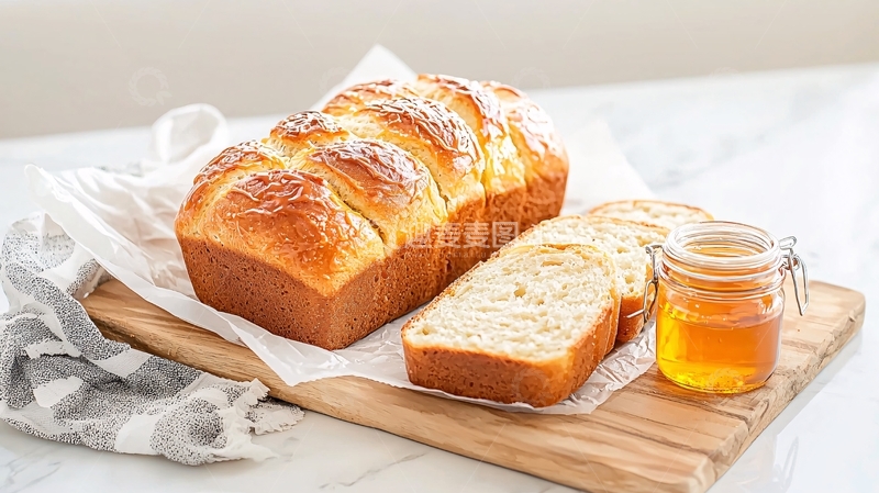 高清大图下载【趣麦麦图】诱人的蜂蜜面包