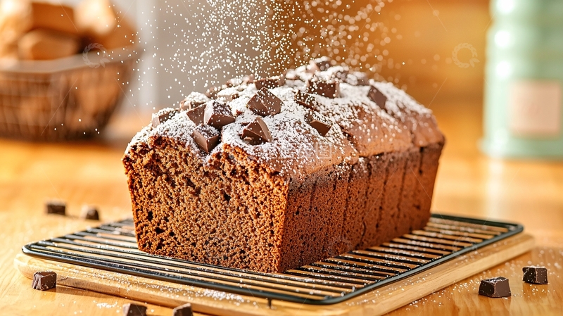 高清大图下载【趣麦麦图】巧克力豆面包