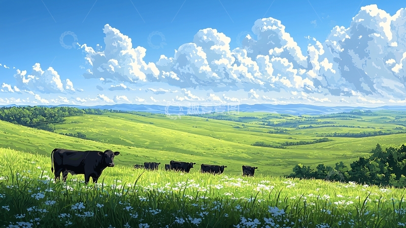 高清大图下载【趣麦麦图】田园风光高清图片