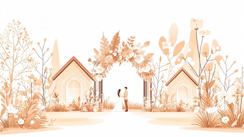 高清大图下载【趣麦麦图】婚礼场景唯美淡雅风