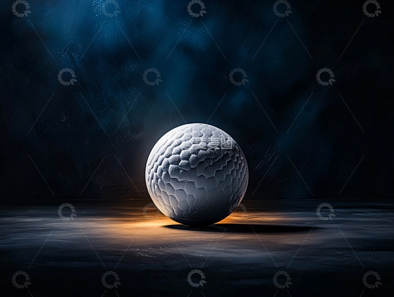 高清大图下载【趣麦麦图】白色球体在深色背景下发光