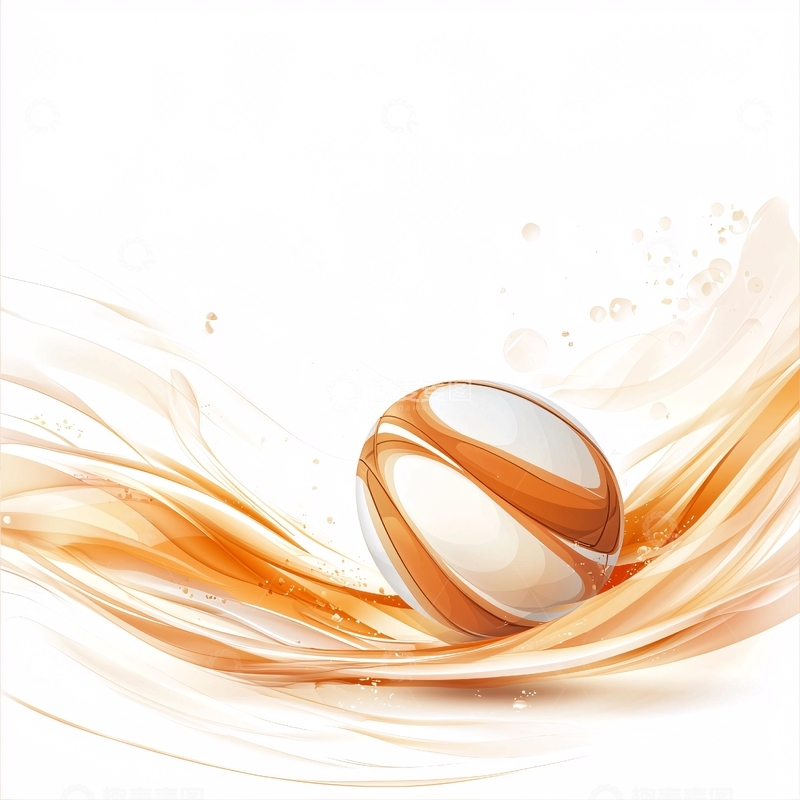 高清大图下载【趣麦麦图】抽象橄榄球高清图片