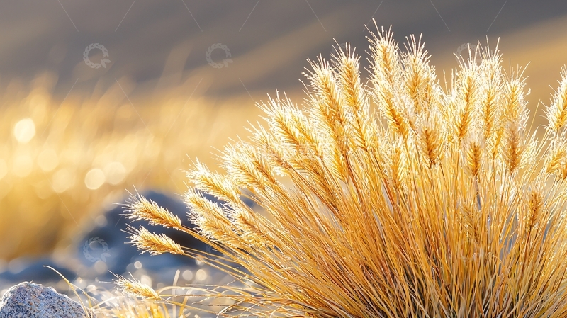 高清大图下载【趣麦麦图】金色麦穗在阳光下闪耀