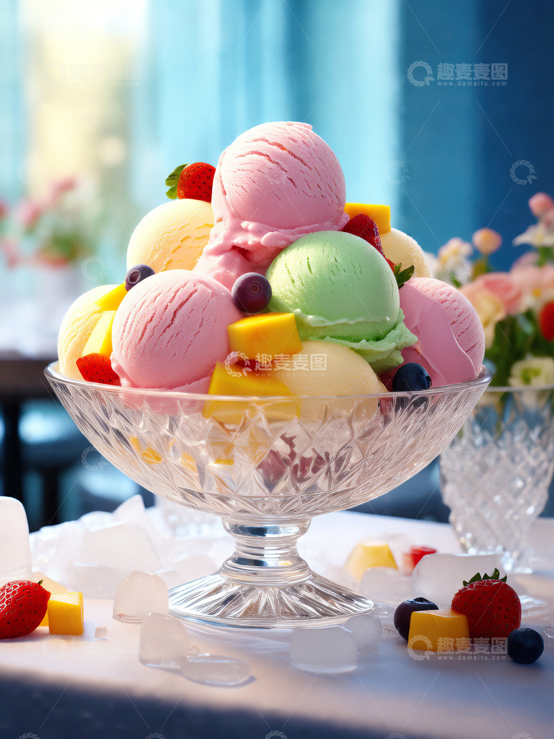 高清大图下载【趣麦麦图】夏日冰爽冰激凌冷饮摄影素材3