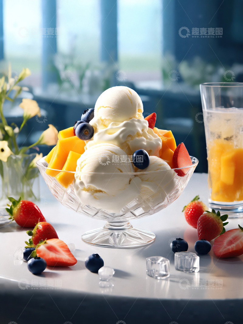 高清大图下载【趣麦麦图】夏日冰爽冰激凌冷饮摄影素材4