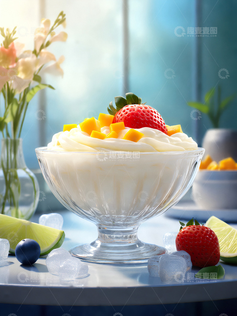 夏日冰爽冷饮摄影素材