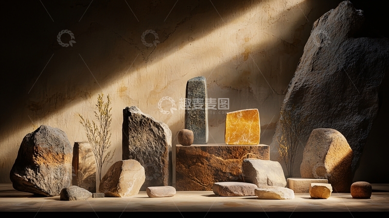 高清大图下载【趣麦麦图】石头阵高清图片