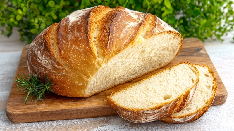 高清大图下载【趣麦麦图】新鲜烘焙的面包切片