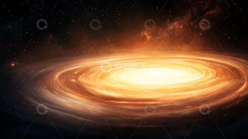 高清大图下载【趣麦麦图】螺旋星系宇宙星空背景