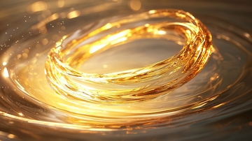 金色丝线缠绕背景