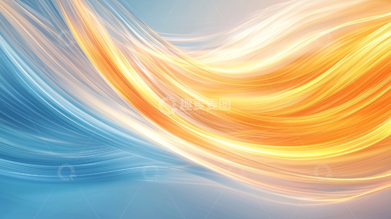 高清大图下载【趣麦麦图】动感色彩流动抽象背景